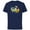 Navy, variant on Disney Mickey Donald Goofy and Pluto Pals - Short Sleeve Cotton T-Shirt for Adults - Customized-Black