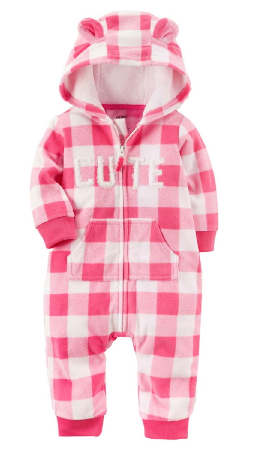 carters fleece jumpsuit
