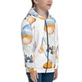 thumbnail image 5 of Pofeuu Gnome Camping Fishing Print Teenage Zipper Hoodie Sweatshirts Hooded Casual Jackets With Pocket For Boys Girls-Medium, 5 of 6
