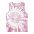 thumbnail image 5 of Spazoro Little and Big Girls Tank Tops Undershirts, Summer Tie Dye Sleeveless Breathable Camisole for Kids Girls Boys Pink Size 3 T, 5 of 6