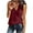 Wine, variant on gakvbuo Fall Summer Tank Tops for Women V-Neck Waffle Knit Henley Tops Casual Sleeveless Pullover Tunic Tops Loose Camisole Vest Blouses Henley Shirts Basic Tee