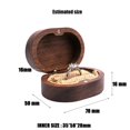 thumbnail image 3 of Caja Rústica para Anillos de Boda de Madera molchagar Sr. & Sra. 7x5x3 cm, 3 of 8