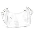 thumbnail image 2 of BadPiggies Stadium Approved Clear Shoulder Bag for Women Plastic Zipper Handbags Small Purse Crossbody Bag, 2 of 10