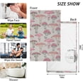 thumbnail image 2 of Coolnut Hand Towels Red Mushrooms Patterned 2 PCS, Cotton Bath Towel for Drying Face Hands Body Decorative Water Absorbent Lightweight Towels for Bathroom Ktichen Travel Gym, 16"x28", 2 of 6