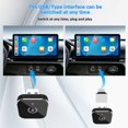 thumbnail image 1 of Adaptador Dongle CarPlay Mini 2en1 con Cable A Inalámbrico, Adaptador Android Auto Inalámbrico Bluetooth 5.2, USB Plug And Play, 1 of 1