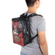 thumbnail image 5 of Mochila de almacenamiento bolsa de almacenamiento roja negra clásica con tela duradera para niños Adultos bolsa de viaje de juego de campo Anggrek Otros, 5 of 8
