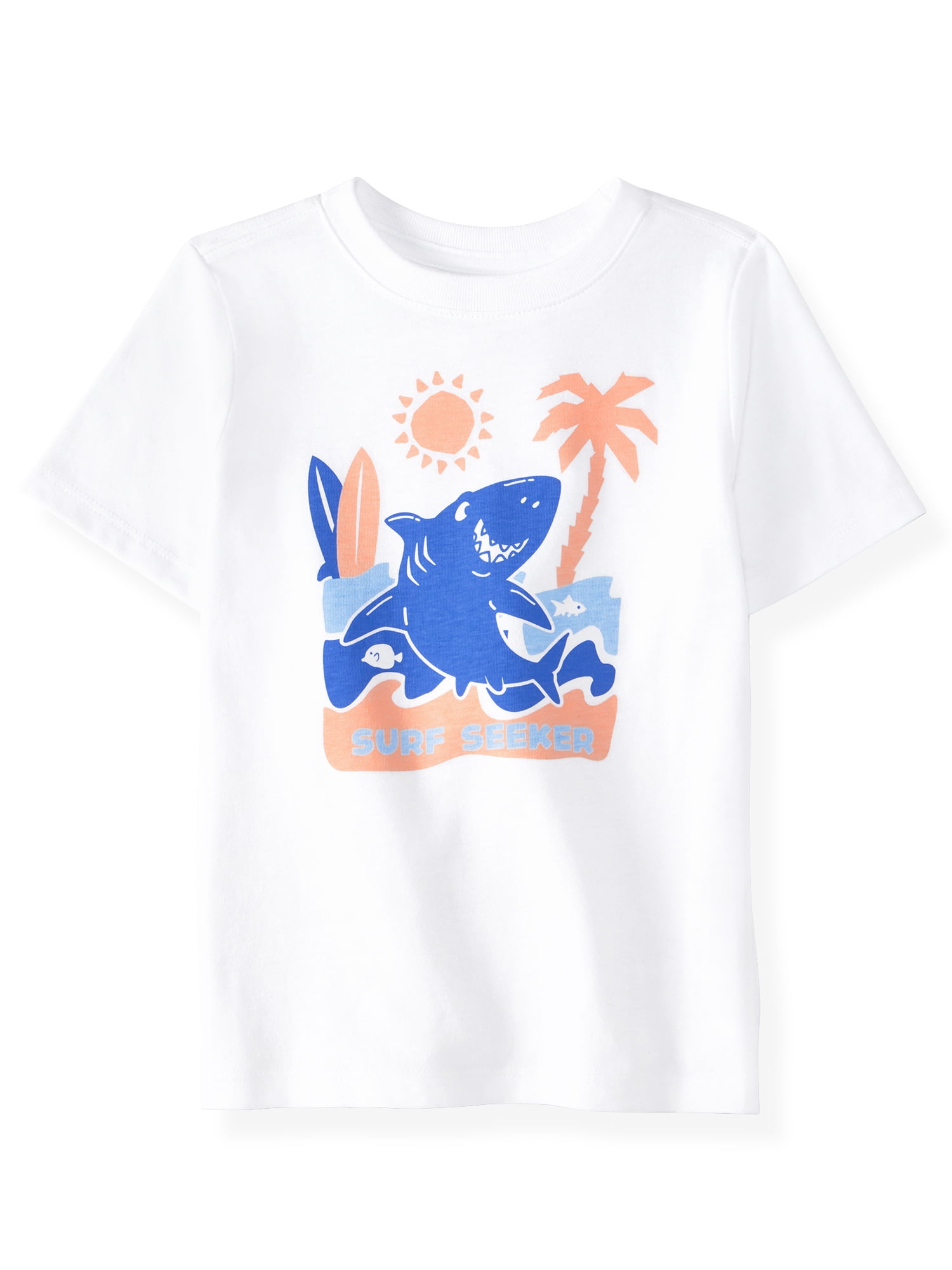 Garanimals Newborn, Baby & Toddler Boy Cotton Short-Sleeve Graphic T-Shirts, 3-Pack, Sizes 0-6T