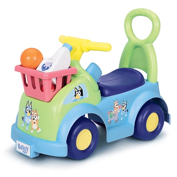 Carrito de compras montable Bluey para niños pequeños JAKKS Pacific