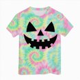 thumbnail image 2 of Futezty Halloween Shirt for Kids Short Sleeve T Shirt Boys Girls Pumpkin Face Graphic Tees 12M-13T, 2 of 5