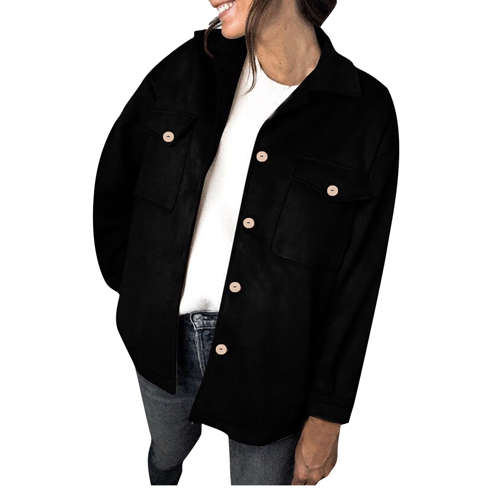 Women's Plus Size Blazers Winter Coats 