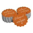 thumbnail image 1 of Inkdotpot Real Silver Foil Retirement Is Sweet Text Tags Favor Hang Paper Tags 50 Pieces, 1 of 6