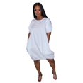 thumbnail image 3 of Women‘S Plus Size Casual Dresses Casual Short Sleeve Mid-Length Gradient Summer, 3 of 6