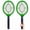 Green, variant on 1 Pack Electric Fly Swatter Handheld Bug Zapper Racket for Camping - Powerfull Zapper Racket for Flies/Bug & Mosquito - Portable Fly Zapper Battery Operated (2 AA Batteries not Included)