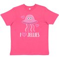 thumbnail image 3 of Inktastic Jellyfish Pink Ocean Creature Youth T-Shirt, 3 of 5