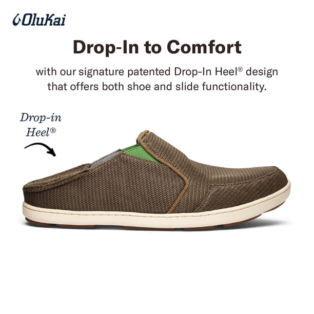 Olukai Nohea Mesh Slip-on Shoes Men’s Size 8.5 OluKai Nohea Mesh Shoes Mens Size 8.5 Gray Slip On Loafers  main image 3