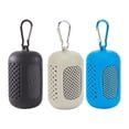 thumbnail image 2 of 3 toallas deportivas refrescantes con estuche, portátiles, de secado rápido, para correr, entrenar, gimnasio, hielo Gris Negro Azul Cielo, 2 of 9