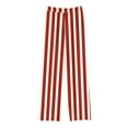 thumbnail image 2 of MKOSPLRT Striped Pants for Kid Toddler 4-14 Years High Waist Lounge Wide Leg Pants Color Block Baggy Straight Leg Pants for Girl Boy, 2 of 3