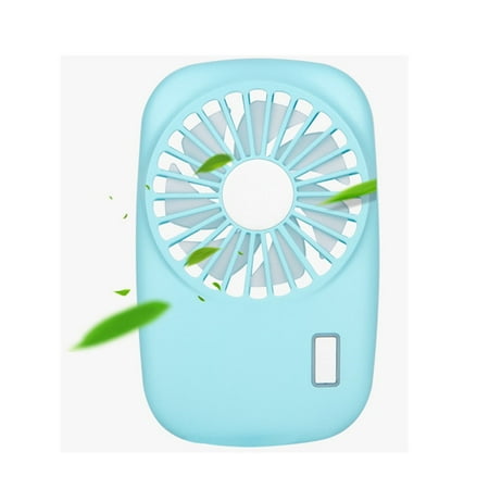 

Hand Held Fan Rechargeable Mini Hand Held Fan Small Hand Held Fan Blue