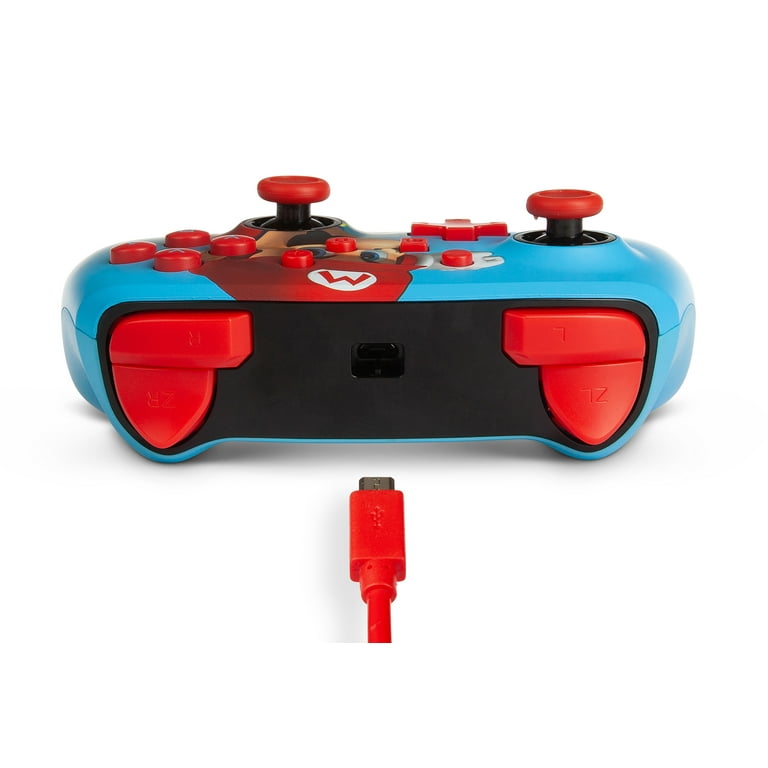 Mario Strikers Battle League Football Nintendo Switch + Power A Mando con  Cable Blanco Mate, PcComp