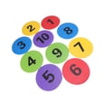 thumbnail image 3 of guohui 10 Pieces Non-slip Floor Markers, Flat Dots, Flexible, Wear-resistant PVC Discs, Colorful, 3 of 8