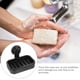 thumbnail image 2 of Soporte para jabonera con ventosa, dispensador de jabón, soporte para esponja con ventosa para ducha, bañera y fregadero de cocina (negro), 2 of 7