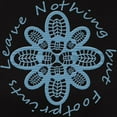 thumbnail image 3 of CafePress - Leave Nothing Boot Print Blue Women's Dark T Shirt - Women's Traditional Fit Dark T-Shirt, 3 of 4