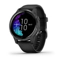 thumbnail image 1 of Garmin 010-02173-11 Venu, GPS Smartwatch with Bright Touchscreen Display, Features Music, Body Energy Monitoring, Animated Workouts, Pulse Ox Sensor and More, Black, 1 of 5
