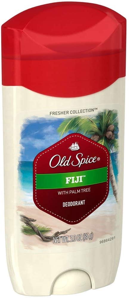 Old Spice Fresh Collection Deodorant, Fiji 3 oz (Pack of 4)