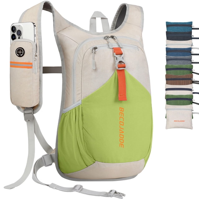 Mochila de Senderismo BECOJADDE 20L Plegable Ultraligera para Hombre y Mujer
