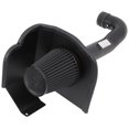 thumbnail image 2 of K & N Filters Cold Air Intake 71-3082 Blackhawk Induction; Powder Coated Black Aluminum Tube; With Black Universal Filter Part Number RU-3101HBK; With Heat Shield, 2 of 6