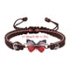 thumbnail image 2 of Pulseras para mujer, regalos para mujer, pulsera para enamorados, pulsera tejida a mano para San Valentín, joyería para novias, pulsera con dije de mariposa., 2 of 2