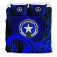 thumbnail image 1 of Juego de funda nórdica Islas Marianas del Norte - Hibiscus y Wave Blue, 1 of 3