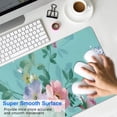 thumbnail image 4 of Long Mouse Pads for Desk,Pioneer Flower Floral Print Pattern Desk Mats on Top Of Desks, Desk Mouse Pad Extra Large with 3mm Non-Slip Base and Stitched Edge for Gaming,Office,Work,Home 31.5"x11.8", 4 of 6