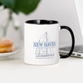 thumbnail image 3 of CafePress - New Haven Connecticut Sailing Mugs - 11 oz Ceramic Mug - Novelty Coffee Tea Cup, 3 of 4