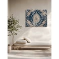 thumbnail image 5 of Navy Blue Boho Wall Art for Living Room,Canvas Picture Wall Decor for Bathroom Bedroom,Modern Geometric Abstract Ehtnic Painting Artwork for Office Kitchen Hallway Dining Room Home Decor 16"x20", 5 of 8