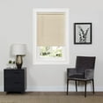 thumbnail image 2 of Achim Home Furnishing Window Blinds: GII Cordless Deluxe Sundown Room Darkening Mini Blinds (Alabaster, 72" x 64"), 2 of 2