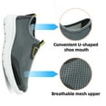 thumbnail image 2 of Men's Walking Slip-On Shoes Mesh Comfortable Lightweight Casual Sneakers Breathable Walking Non Slip Leisure Loafers Gray 10 US, 2 of 7