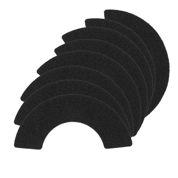 Qzbhct 8 Pack Litter Box Filters for LR4 Models LR 4, Pets Boxes Replacement Carbon Odor Filters