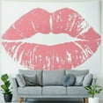 thumbnail image 4 of Patifu Lipstick Lips Tapestry Wall Hanging Unique Style | Graphic Tapestries Home Wall Decor Art for Living Room Bedroom Apartment Farmhouse Dorm 40x60inch, 4 of 6