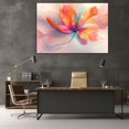 thumbnail image 5 of Mudket Colorful Fluid Abstract Flower Canvas Wall Art, Modern Floral Wall Decor, Framed Ready to Hang Artwork for Living Room Bedroom Office - 12"L x 8"W, 5 of 10