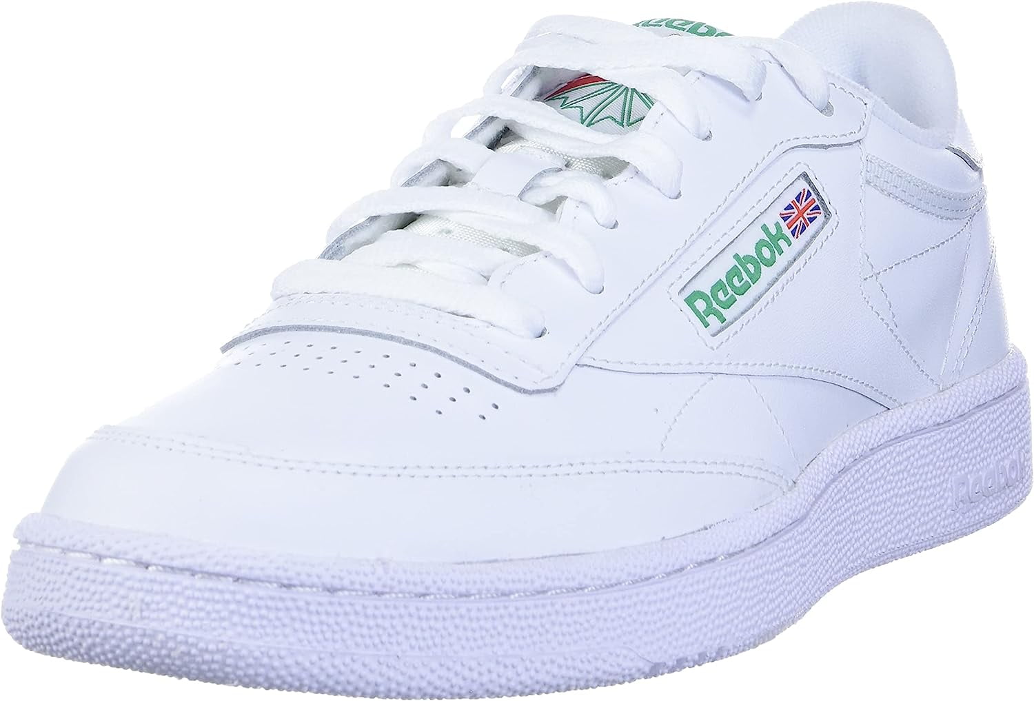 Reebok Men's C Sneaker 4.5 White/Green - Walmart.com