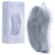 thumbnail image 1 of MainBasics Exfoliante de silicona para el cuerpo, exfoliante de ducha 2 en 1 para el cuerpo, lufa de silicona y masajeador del cuero cabelludo (cuerpo azul claro + cuero cabelludo), 1 of 2