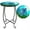 1 Pack, variant on Haibin 15 inches high Outdoor Side Table, Patio Table Indoor Folding Round End Table with Plant Stand for Bistro Balcony Garden