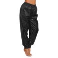 thumbnail image 4 of CHICTRY Womens Glitters Jogger Pants Shiny Sequins Sweatpants Loose Hip Hop Dance Costume Black S/M(L), 4 of 7