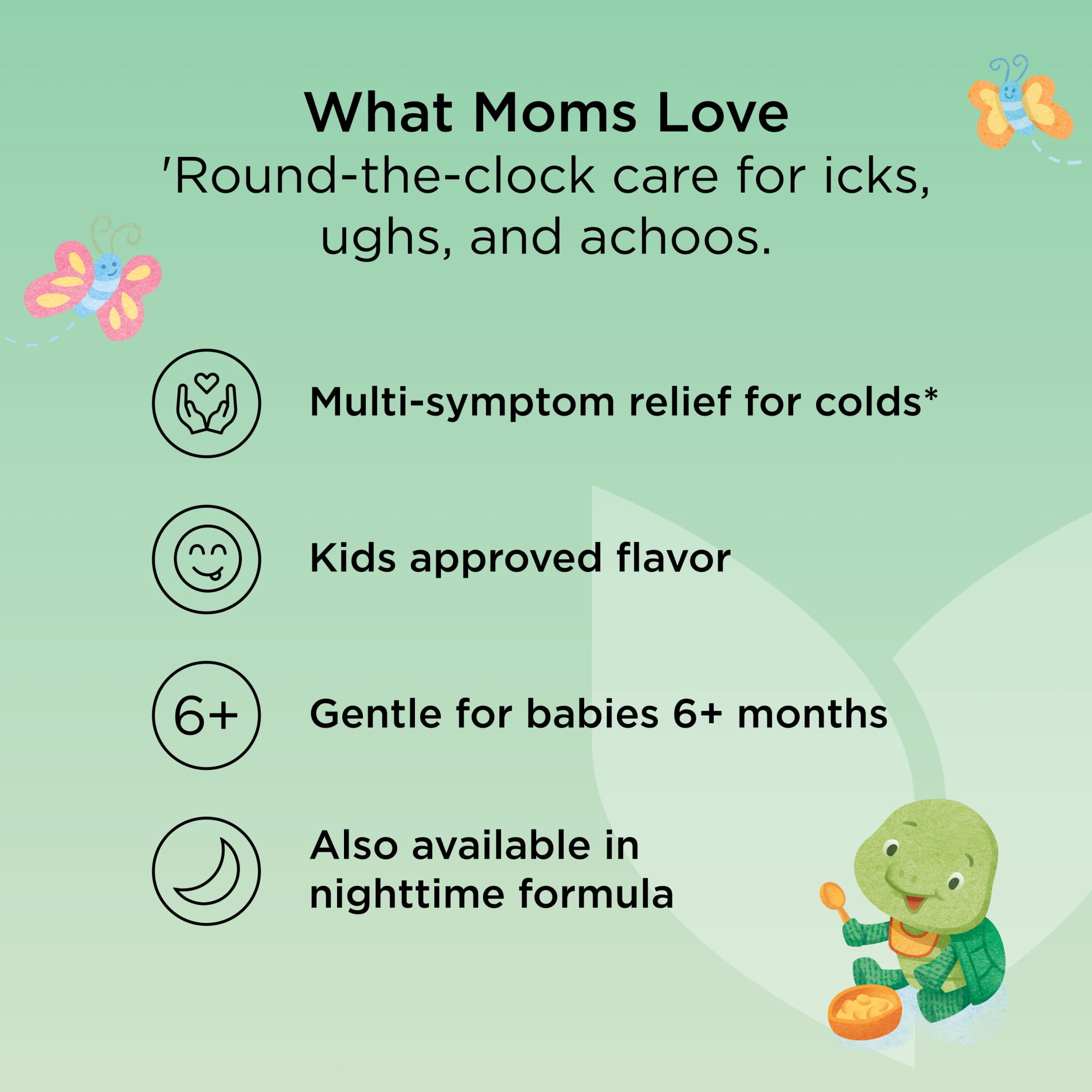 (3 pack) Hyland's Baby Mucus + Cold Relief, Ages 6+ Months, Daytime, 4 fl oz
