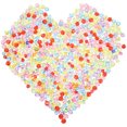 thumbnail image 4 of 600Pcs Colored Acrylic Beads DIY Spacer Beads Jewelry Making Beads Multi-use Loose Beads Decors, 4 of 8