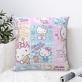 thumbnail image 6 of Hello Kitty Pillow Cover, Square Throw Pillow Cases For Couch Sofa Bed Living Room,Home Decorative, 12"X12", 6 of 9