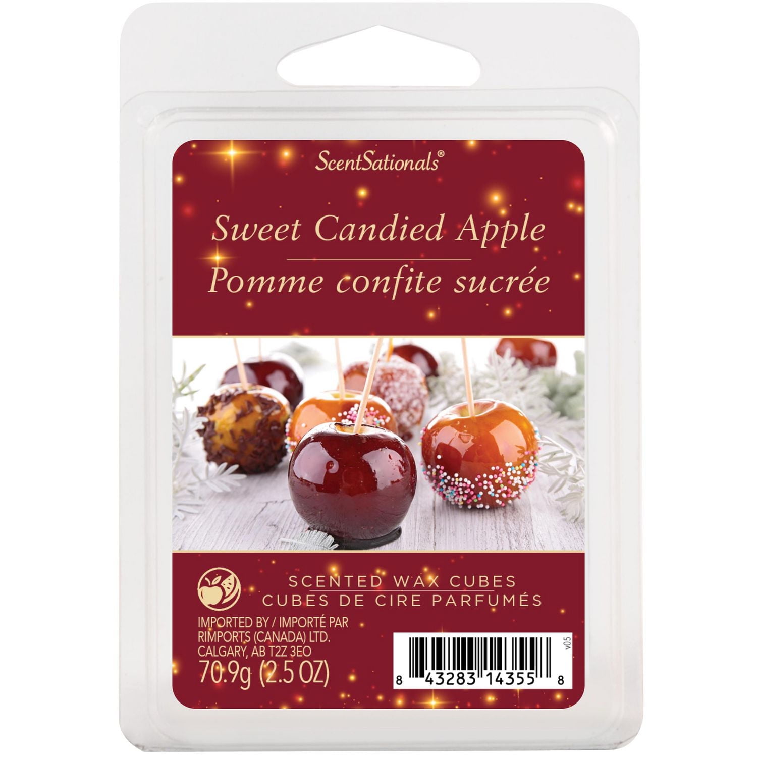 Cubes de cire parfumée Paquet économique ScentSationals - Pomme confite sucrée