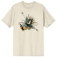 thumbnail image 4 of Avatar The Last Airbender Aang Bending Men's Natural Graphic Tee - M, 4 of 6
