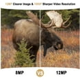 thumbnail image 2 of 12MP Trail Camera Wildlife Hunt Game Night Vision Motion Activated Scouting Cam, 2 of 7